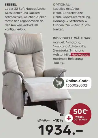 Möbel Buss Sessel Angebot