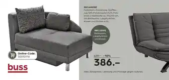 Möbel Buss RECAMIERE Federkern-Polsterung Angebot