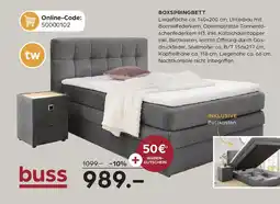 Möbel Buss Boxspringbett Angebot