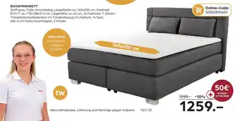 Möbel Buss Boxspringbett Angebot