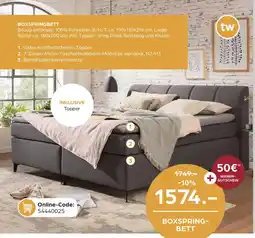 Möbel Buss Boxspring- bett Angebot