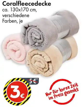 TEDi Coralfleecedecke Angebot
