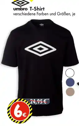 TEDi umbro T-Shirt Angebot