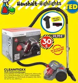 TEDi CLEANMaxx Multi-Zyklonstaubsauger Angebot
