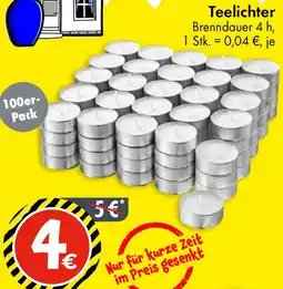 TEDi Teelichter Angebot