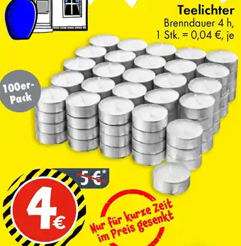 TEDi Teelichter Angebot