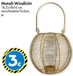 TEDi Metall-Windlicht Angebot