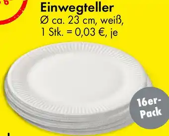TEDi Einwegteller Angebot