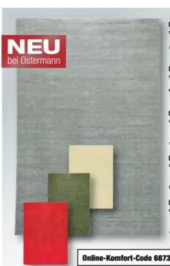 Ostermann Woll-Teppich Aura Angebot