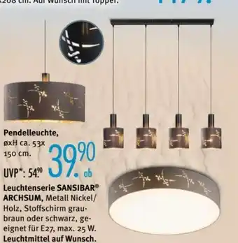 Trends Möbel Sansibar Pendelleuchte Archsum Angebot
