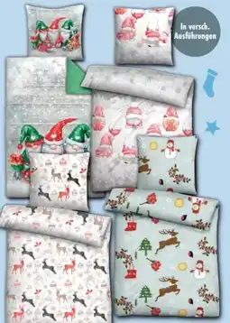 Trends Möbel Weihnachts-Biber-Bettwäsche Angebot