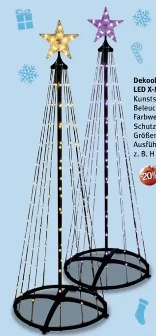 Trends Möbel Dekoobjekt LED X-Mas Tree Angebot