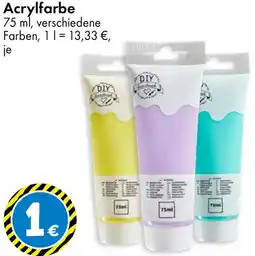 TEDi Acrylfarbe Angebot