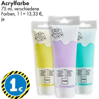 TEDi Acrylfarbe Angebot