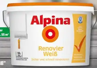 Hagebau Alpina Renovierweiß Angebot