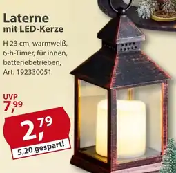 Sonderpreis Baumarkt Laterne mit LED-Kerze Angebot