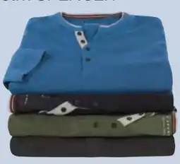 AWG Mode Jim Spencer Herren-Henley-Shirt Angebot