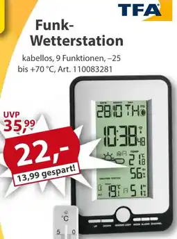 Sonderpreis Baumarkt Funk Wetterstation Angebot
