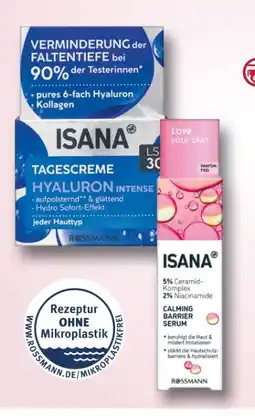 Rossmann Isana Tagescreme Hyaluron Intense LSF 30 Angebot