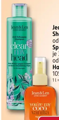 Rossmann Jean & Len Shampoo Angebot