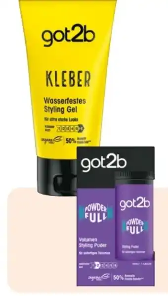 Rossmann Schwarzkopf Got2b Gel-Kleber Angebot