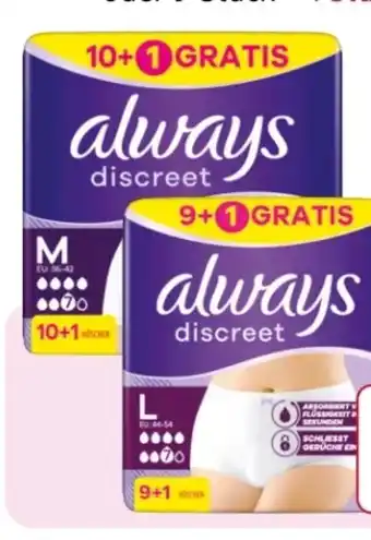 Rossmann Always Discreet Pants Angebot