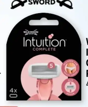 Rossmann Wilkinson Sword Intuition Complete Rasierklingen Angebot