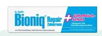 Rossmann Dr. Wolff Bioniq Repair-Zahncreme Plus Angebot