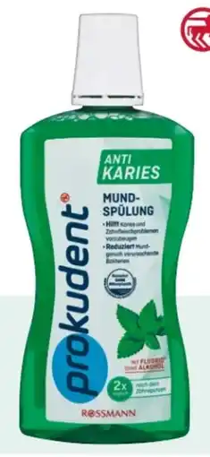 Rossmann Prokudent Mundspülung Anti Karies Angebot
