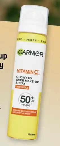 Rossmann Garnier Vitamin C Glowy UV Over Make-up Sonnenspray LSF 50+ Angebot