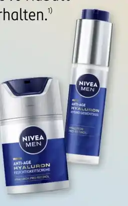 Rossmann Nivea For Men Anti-Age Hyaluron Feuchtigkeitscreme Angebot