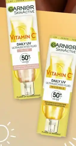 Rossmann Garnier Vitamin C Daily UV Ultraleichtes Fluid Glow LSF 50+ Angebot