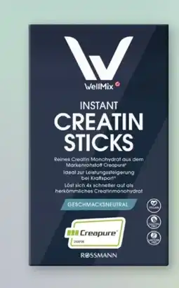 Rossmann Wellmix Sport Instant Creatin Sticks Angebot