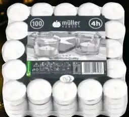 NETTO Müller Kerzen Teelichter 100er-Pack Angebot
