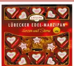 NETTO Erasmi Lübecker Edelmarzipan Herzen und Sterne Angebot