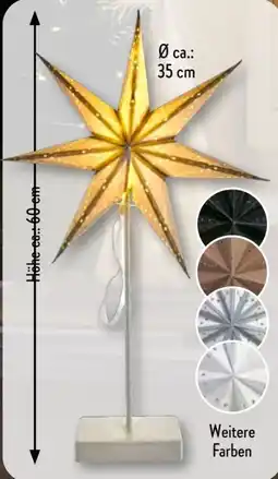 Aldi Süd Home Creation LED-Papier-Weihnachtsstern Angebot