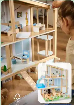 Aldi Süd Toylino Holz-Puppenhaus Angebot