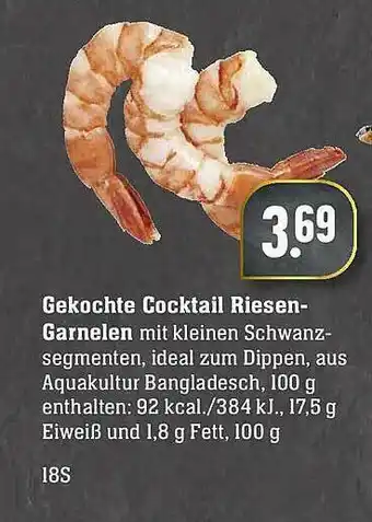 Marktkauf Gekochte Cocktail Riesen-granelen Angebot