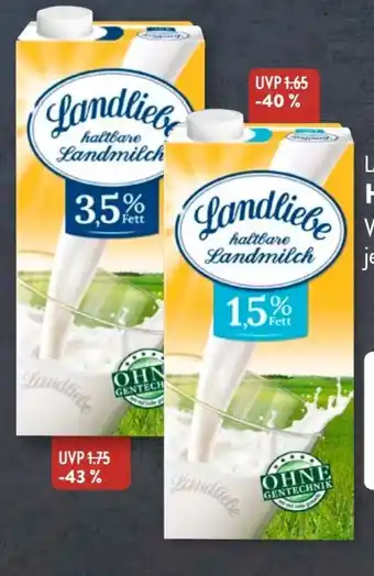 Aldi Süd Landliebe Haltbare Milch Angebot