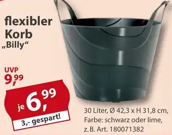 Sonderpreis Baumarkt Flexibler Korb „Billy" Angebot