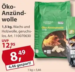 Sonderpreis Baumarkt Öko Anzündwolle Angebot