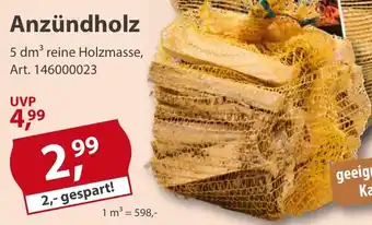 Sonderpreis Baumarkt Anzündholz Angebot