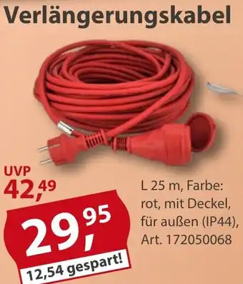 Sonderpreis Baumarkt Verlängerungskabel Angebot