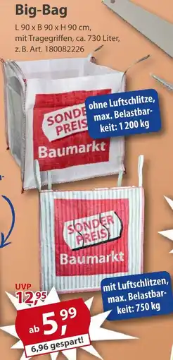 Sonderpreis Baumarkt Big-Bag Angebot