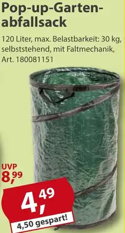 Sonderpreis Baumarkt Pop-up-Gartenabfallsack Angebot