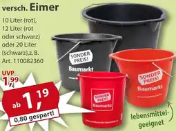 Sonderpreis Baumarkt versch. Eimer Angebot
