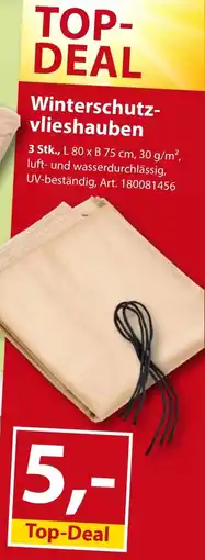 Sonderpreis Baumarkt Winterschutzvlieshauben Angebot
