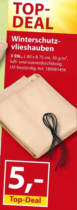 Sonderpreis Baumarkt Winterschutzvlieshauben Angebot
