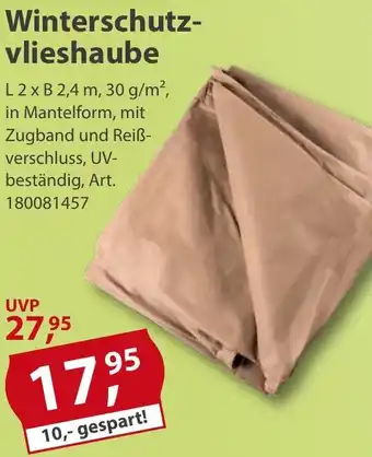 Sonderpreis Baumarkt Winterschutzvlieshaube Angebot