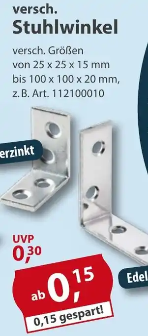 Sonderpreis Baumarkt versch. Stuhlwinkel Angebot